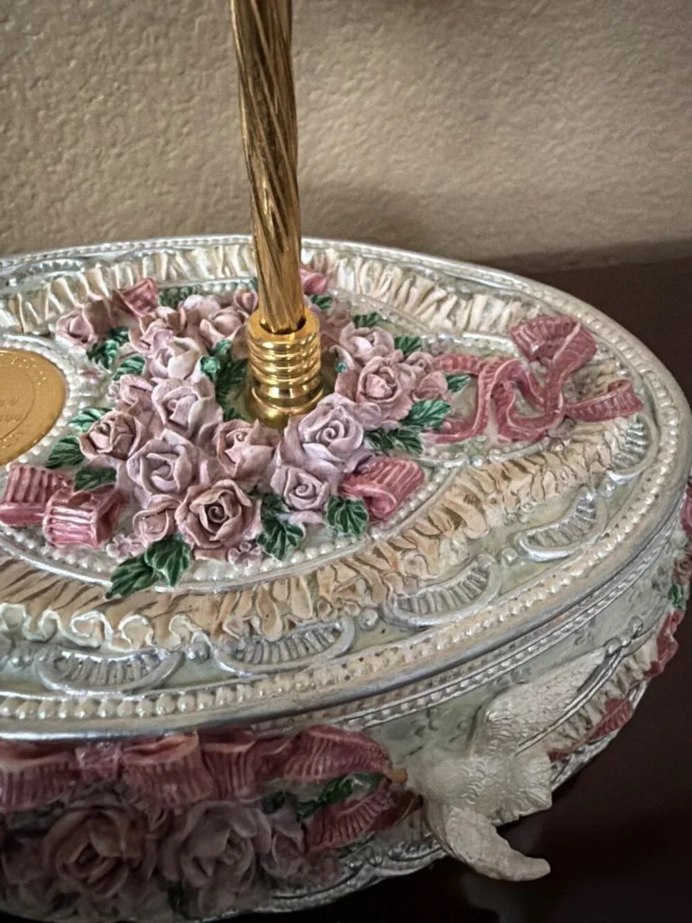 San Francisco Music Box Ltd Ed 41/4500 Caroline Carousel Horse Heart Will Go On